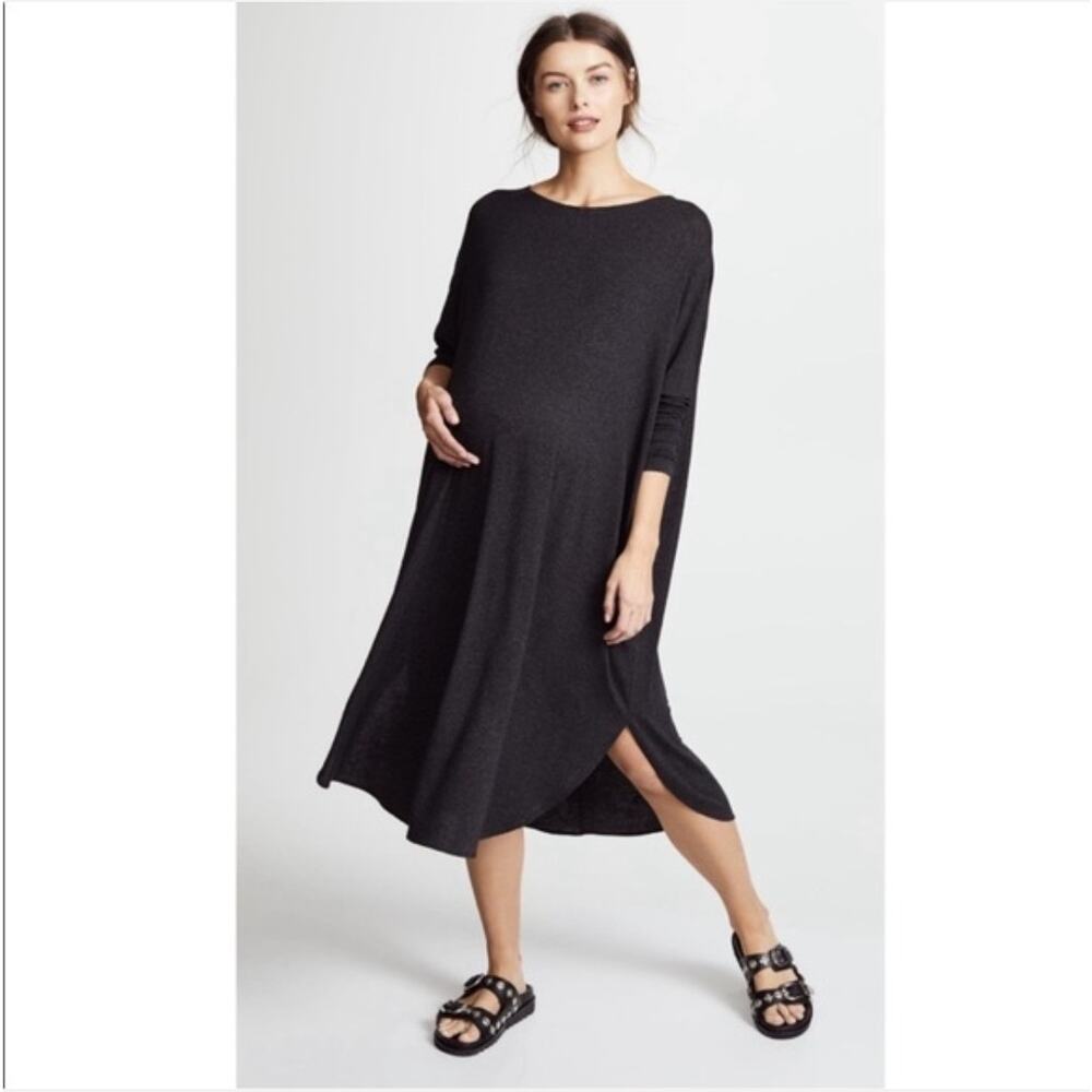 HATCH Jersey Drape Maternity Dress One Size Minimalist Chic